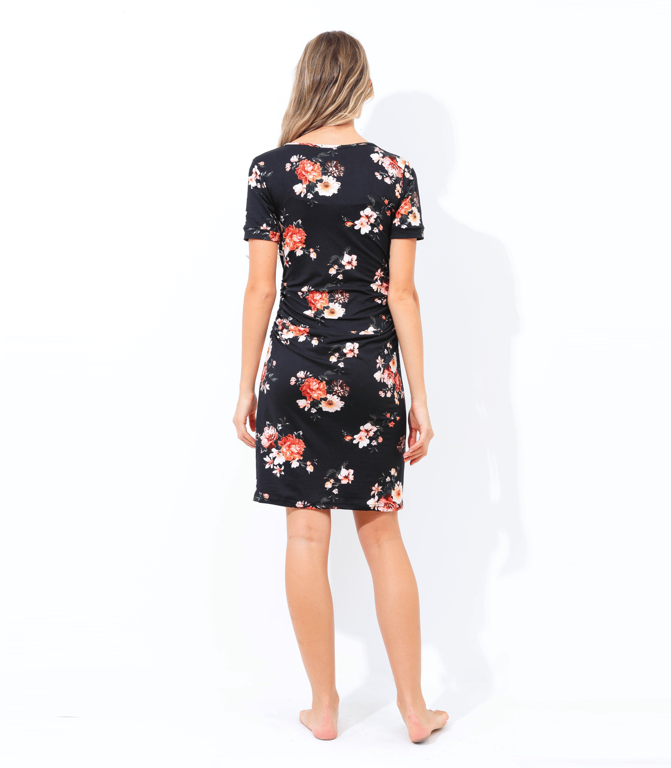 Ribbed Maternity Dress